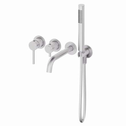 Wonzon &amp; Woghand Stick WW-889017-BN Смеситель для ванны встраиваемый темный графит