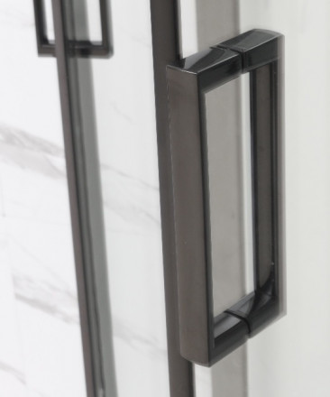 Frank F418R Black Душевая кабина 120x80 (без крыши)