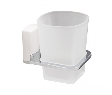 Wasserkraft Leine WHITE К-5028WHITE Стакан для зубных щеток стеклянный