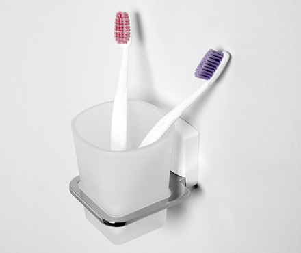 Wasserkraft Leine WHITE К-5028WHITE Стакан для зубных щеток стеклянный