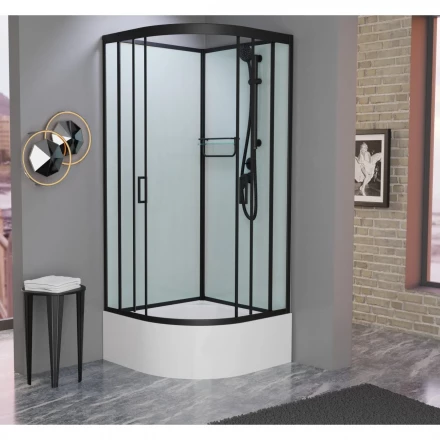 Frank F409/2 М Black 20071 душевая кабина без крыши