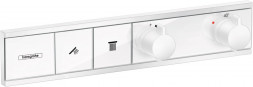 Hansgrohe RainSelect 15380700 смеситель термостат для душа на 2 потребителя (внешняя часть)