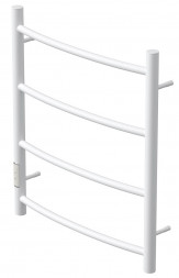 POINT PN04756W П4 Полотенцесушитель электрический 500x600 диммер слева, белый