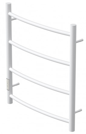POINT PN04756W П4 Полотенцесушитель электрический 500x600 диммер слева, белый