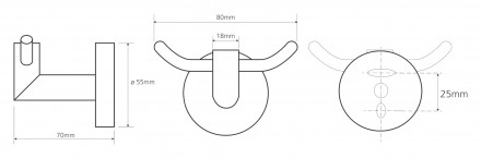 Bemeta Omega 104206032 крючок
