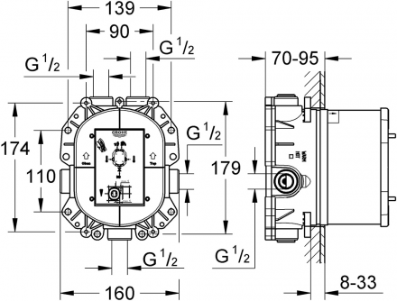 Grohe Rapido T 35500000 Смеситель термостат