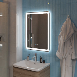 BelBagno SPC-MAR-600-800-LED-TCH-SNDЗеркало голосовым управлением и подогревом