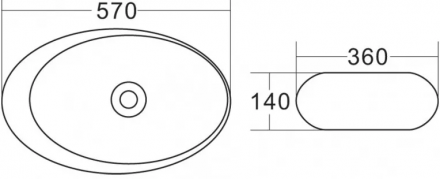 BelBagno BB1396 Раковина накладная