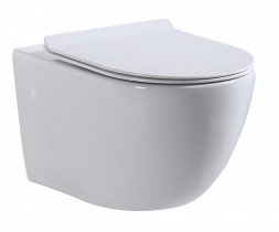 BeWash Minimal BKWHR003480 Унитаз подвесной безободковый с сиденьем микролифт