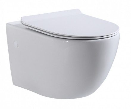 BeWash Minimal BKWHR003480 Унитаз подвесной безободковый с сиденьем микролифт