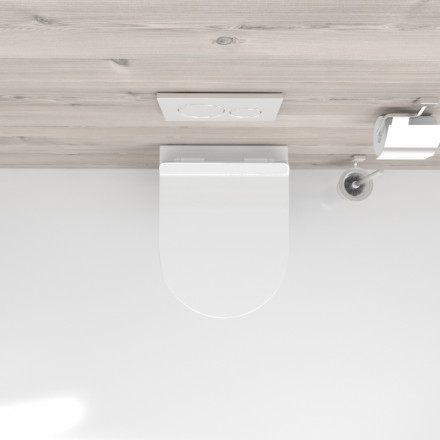 BeWash Minimal BKWHR003480 Унитаз подвесной безободковый с сиденьем микролифт