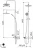 CEZARES LEAF-CDA-30-L-01 душевая стойка