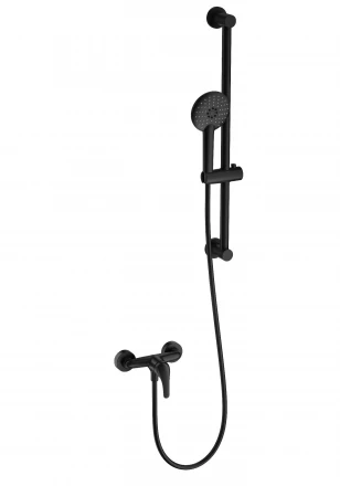 Wonzon &amp; Woghand WW-4570-MB Смеситель для душа с гарнитуром черный матовый