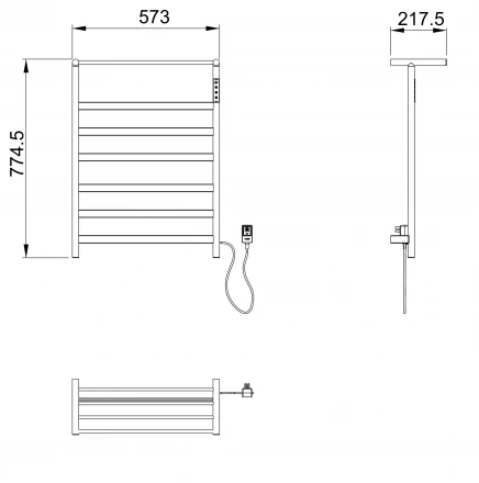 Wonzon &amp; Woghand Essen WW-A403-GM Потолочная трубка 22x300мм белый матовый