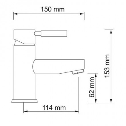 Wasserkraft Main 4103 Смеситель для раковины