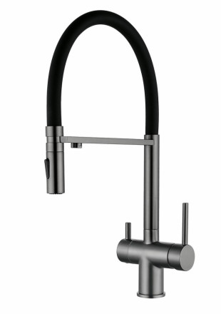 Grocenberg GB4096BG смеситель для кухни графит