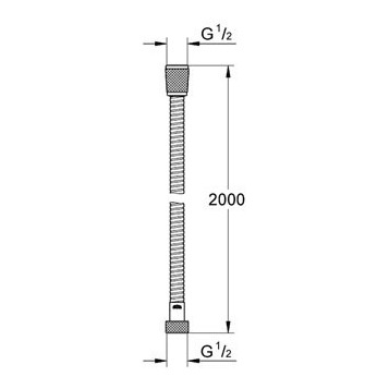 GROHE Relexaflex 28155001 Душевой шланг пластиковый