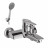 Lemark Mars LM3502C смеситель для ванны
