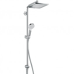 Душевая стойка Hansgrohe Crometta S 240 1jet Showerpipe Rеno EcoSmart 27289000