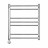 Lemark Poseidon LM42607E П7 500x600 Полотенцесушитель электрический левый/правый