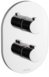 Ravak Chrome-CR 063.00 Смеситель термостатический с переключателем