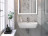 Kerama Marazzi Plaza 55 раковина, белая глянцевая