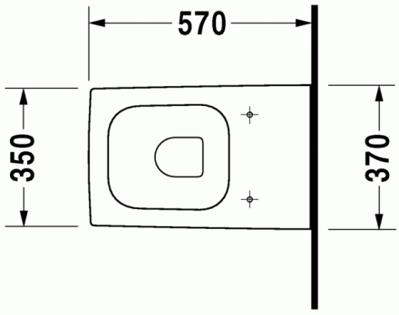 Duravit Vero 2117090000 Напольный унитаз под скрытый бачок (чаша)