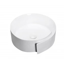 Milleau Glace MU0066-GW Раковина накладная 44x46x15 белый глянец