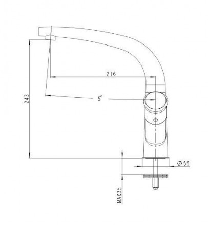 KAISER Calla 71044 Смеситель для кухни