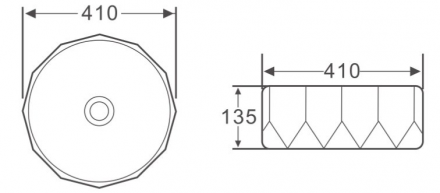 BelBagno BB1409 Раковина накладная