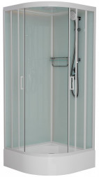 Frank F400/1 White Душевая кабина 100x100