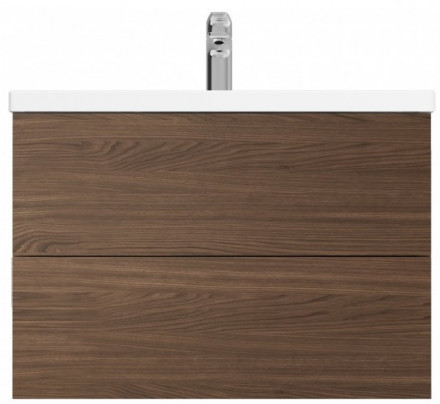 Am.pm Gem M90FHX07522NF тумба 75 под раковину с 2 ящиками орех