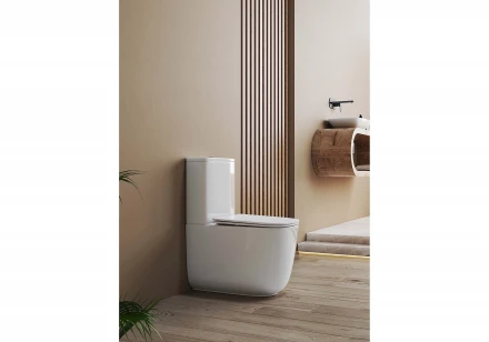 Aquatek Optima Plus Square AQ4451-00 Унитаз-компакт Торнадо с сиденьем Soft Close