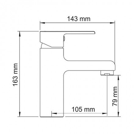 Wasserkraft Ammer 3703 Смеситель для раковины