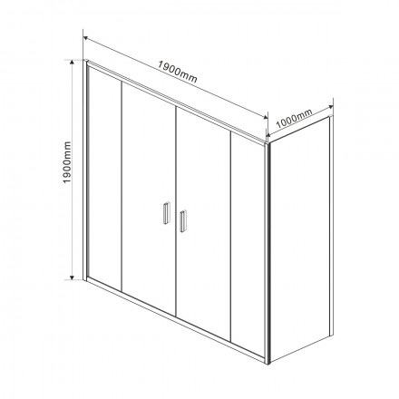 Vincea Garda VSR-1G21019CL душевой уголок