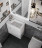 Kerama Marazzi Lato 50 тумба подвесная с дверцей, белая глянцевая