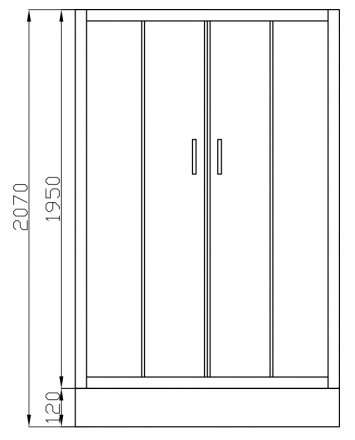 Cerutti VIVA100 Душевой угол 100x100