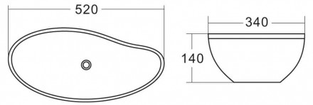 BelBagno BB1362 накладная раковина