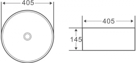 BelBagno BB1342H300 Раковина накладная