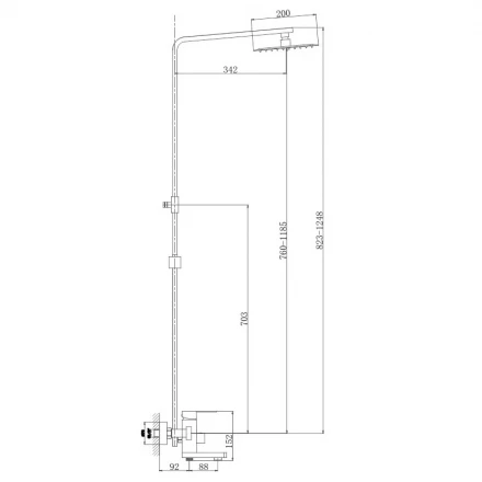 Haiba HB24803 Душевая система