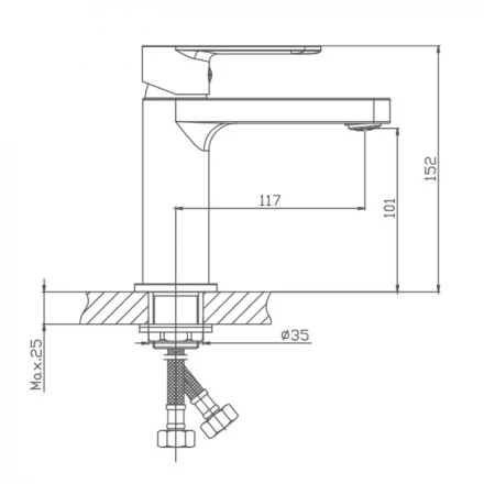 Haiba HB10617 Смеситель для раковины
