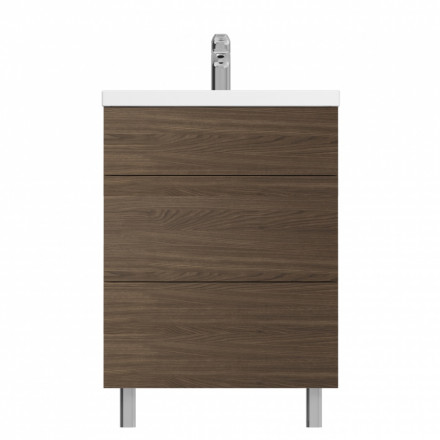 AM.PM Gem M90FSX07522NF тумба под раковину 75 2 ящика орех