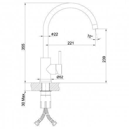 Lemark Expert LM5078S смеситель для кухни