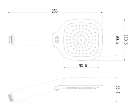 Lemark LM1013C Душевая лейка