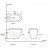 Aquanet Cetus BL-102N-WHT Rimless Унитаз подвесной