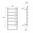 POINT PN08848W П6 Полотенцесушитель электрический 400x800 диммер справа, белый