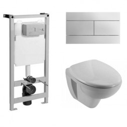 Jacob Delafon Set PATIO E21734RU-00 унитаз подвесной в комплекте с инсталляцией