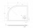 BelBagno UNO TRAY-MR-UNO-RH-120/90-550-35-W-L-CR душевой поддон из искусственного мрамора в комплект