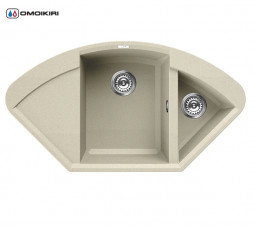 Omoikiri Sakaime 105C-BE мойка 1057x575 ваниль