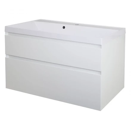 Azario Velluto 100 Тумба подвесная с раковиной Slim (CS00088604)